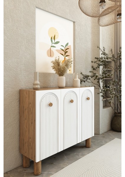 Bohem 90 cm 3 Kapaklı Ayakkabılık – Mdf Mebran Kapaklı Dolap | Vestiyer | Portmanto fiyatları