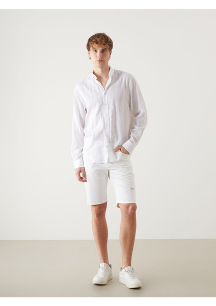 Yeni Sezon Standart Kalıp Erkek Jean Şort