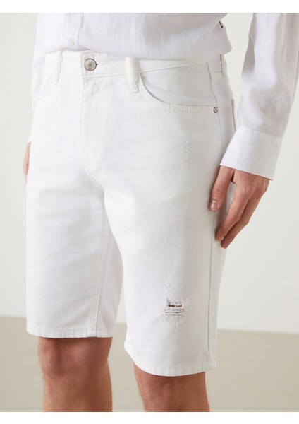 Yeni Sezon Standart Kalıp Erkek Jean Şort modelleri