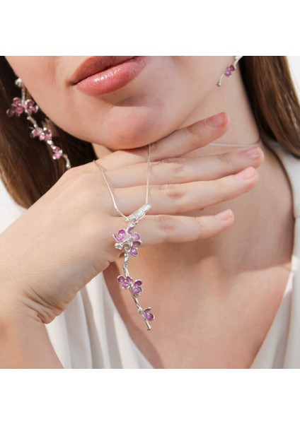 Erguvan 925 Ayar Gümüş Kadın Kolye fırsatları