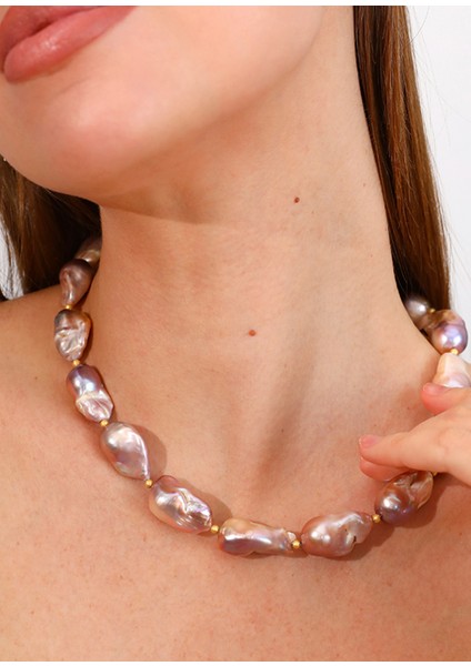 Aurora Baroque Inci 925 Ayar Gümüş Kadın Kolye modelleri