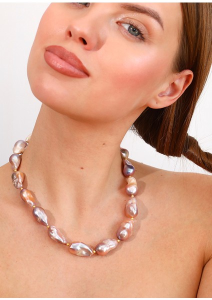 Aurora Baroque Inci 925 Ayar Gümüş Kadın Kolye fırsatları