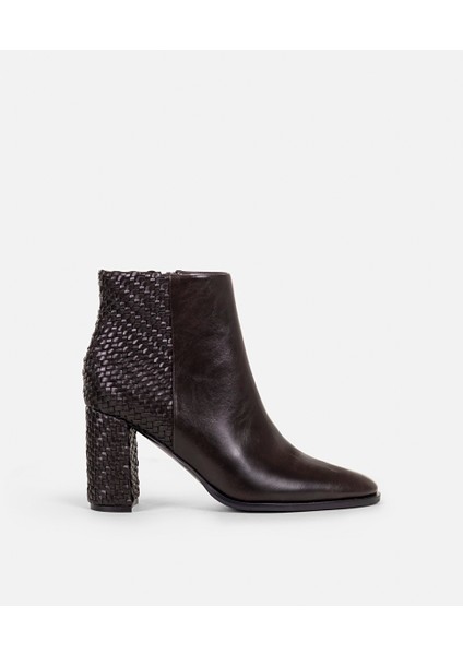 Kontrast Örgü Dokulu Topuklu Bot IW6250034007006
