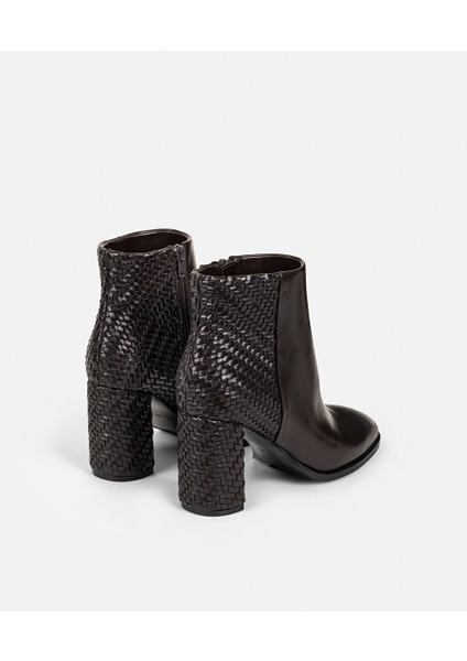 Kontrast Örgü Dokulu Topuklu Bot IW6250034007006 fırsatları