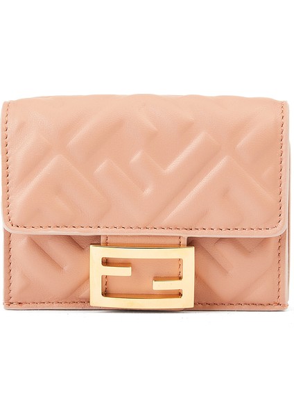 Pembe Kadın Deri Cüzdan