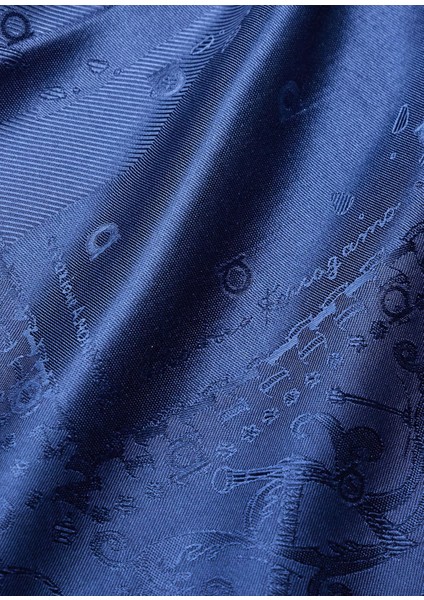 Mavi Desenli Kadın Ipek Fular fiyatları