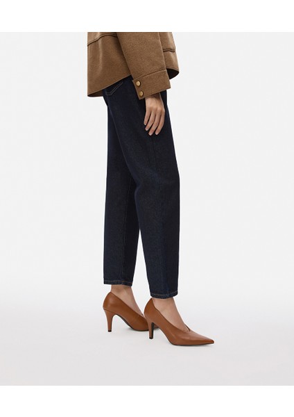 Deri Görünümlü Topuklu Ayakkabı IW6250031023027 fiyatları