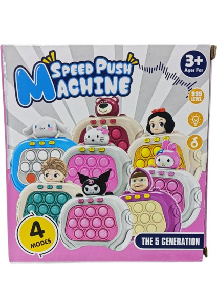 Işıklı Popit Oyun Konsolu Pop It Oyuncak Pamuk Prenses Model modelleri