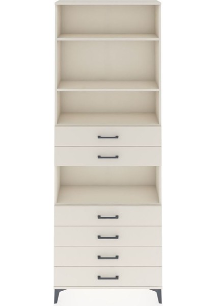 Arges Dolap 4 Raflı 6 Çekmeceli 88X30X243 Aytaşı-Aytaşı