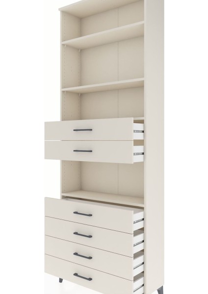 Arges Dolap 4 Raflı 6 Çekmeceli 88X30X243 Aytaşı-Aytaşı indirimleri