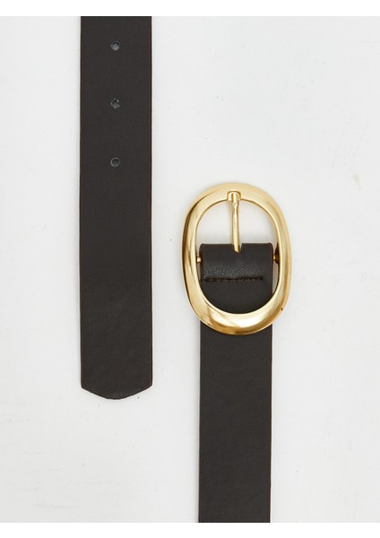 Yeni Sezon Deri Görünümlü Kadın Kemer 2'li modelleri