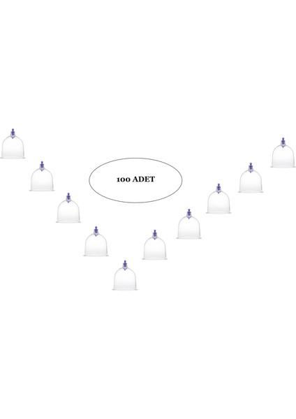Hacamat Kupası - 6 Numara (100 Tane)