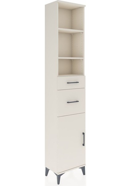 Arges Dolap 4 Raflı 2 Çekmeceli Tek Kapaklı 44X30X221 Aytaşı-Aytaşı fiyatları