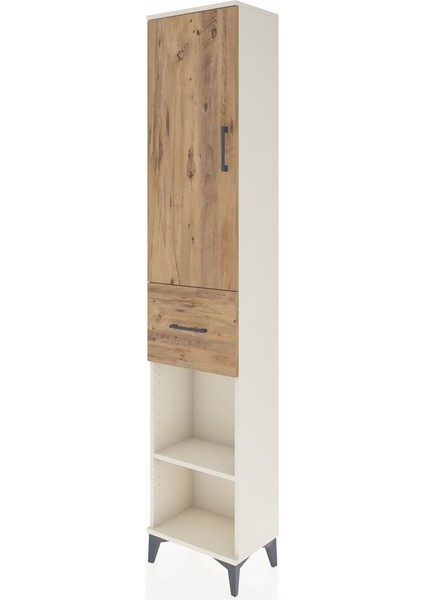 Arges Dolap 4 Raflı Tek Çekmeceli Tek Kapaklı 44X30X221 Aytaşı-Çam modelleri