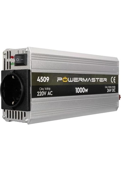 Powermaster PM-4509 24 Volt - 1000 Watt Modifiye Sinüs Inverter