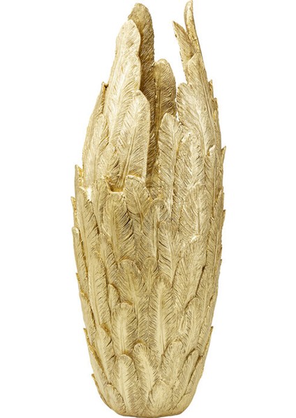 Feathers Gold Reçine Vazo