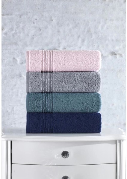 Cotton Box Plump 50X90 4'lü Havlu Seti Gri Lacivert Pembe Mavi fiyatları