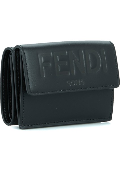 Siyah Logolu Kadın Deri Cüzdan fiyatları