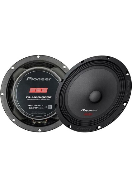 Pioneer TS-M2010PRO 400 Watt 20CM Midrange Oto Hoparlör (2li Paket)