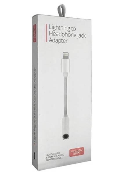Powerway AC03 Lightning To 3.5mm Stereo Aux Kulaklık Jack Çevirici Kablo (90MM) fiyatları