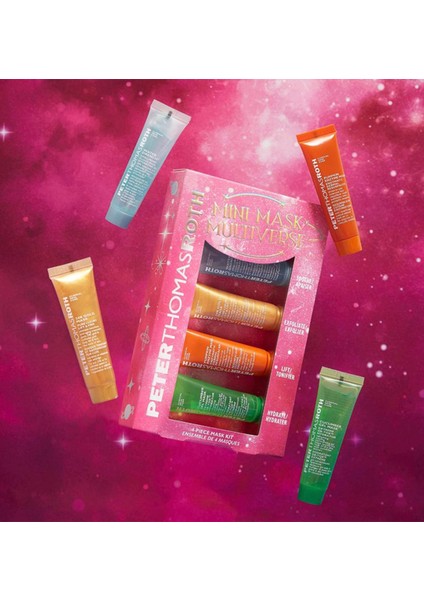 Mini Mask 4’lü Parlaklık Veren & Nemlendirici & Arındırıcı Mini Yüz Maskesi Seti 4 x 15 ml modelleri