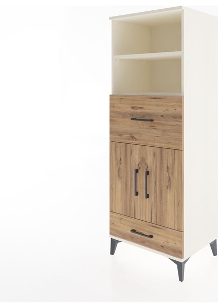 Hyperion Dolap 4 Raflı 2 Çekmeceli 2 Kapaklı 60X44X163 Aytaşı-Çam modelleri
