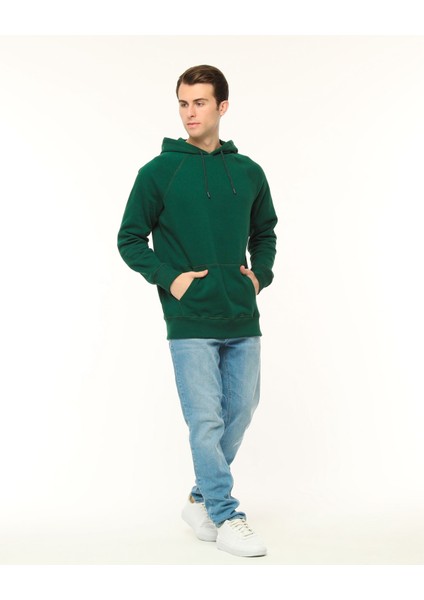 Kapüşonlu Yeşil Erkek Sweatshirt fiyatları
