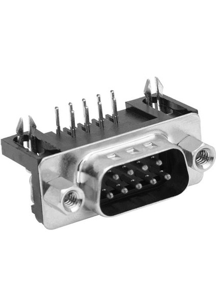 9 Pin Erkek D-Sub 90 Derece Konnektör