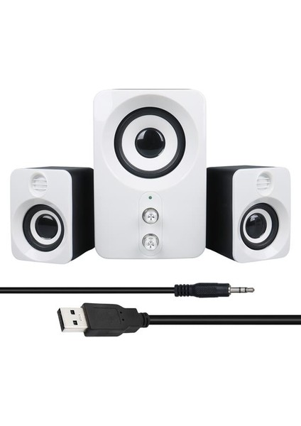 Magicvoice Ft-10 2+1 3x3 Watt Aux Multimedia Seti USB Speaker - Hoparlör