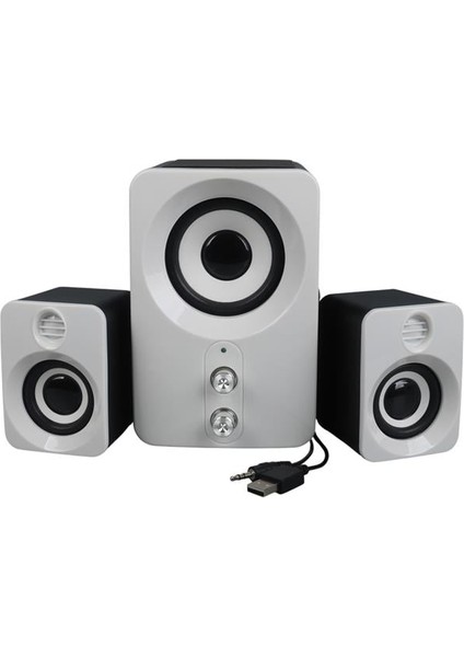 Magicvoice Ft-10 2+1 3x3 Watt Aux Multimedia Seti USB Speaker - Hoparlör modelleri