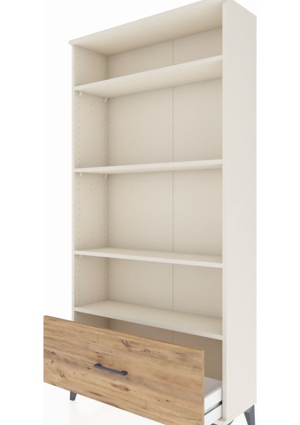Arges Dolap 4 Raflı Tek Çekmeceli 88X30X182 Aytaşı-Çam indirimleri
