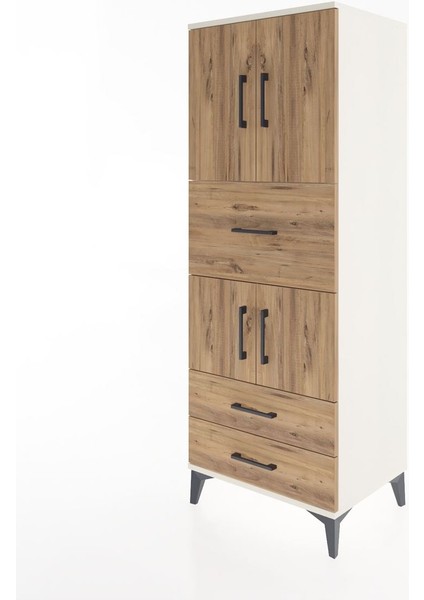 Hyperion Dolap 3 Raflı 3 Çekmeceli 4 Kapaklı 60X44X163 Aytaşı-Çam modelleri