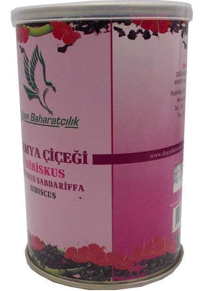 Afrika Bamya Çiçeği Hibiskus Mekke Gülü Doğal 100 gr Teneke Kutu fiyatları