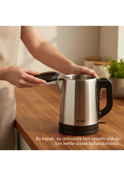 AS34 Inox Çay Makinesi 1.8 Litre 2 Adet Çelik Süzgeçli fiyatları