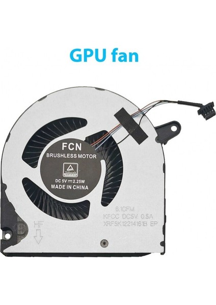 Dell P89F (3590) Notebook Gpu, Vga, Ekran Kartı Fanı