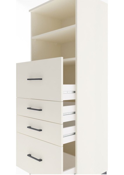 Hyperion Dolap 2 Raflı 4 Çekmeceli 60X44X163 Aytaşı-Aytaşı indirimleri