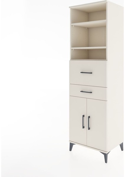 Hyperion Dolap 4 Raflı 2 Çekmeceli 2 Kapaklı 60X44X195 Aytaşı-Aytaşı modelleri