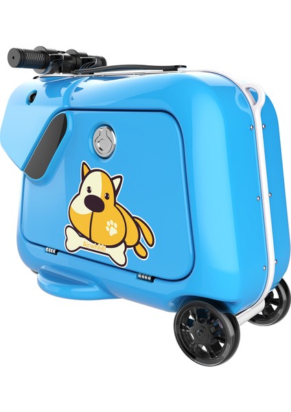 Sq3 Mavi Kabin Boy Çocuklar Için Elektrikli Binilebilir Scooter valiz fiyatları