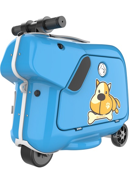 Sq3 Mavi Kabin Boy Çocuklar Için Elektrikli Binilebilir Scooter valiz modelleri