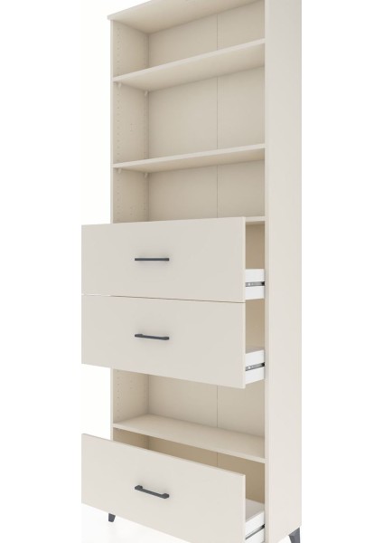 Arges Dolap 4 Raflı 3 Çekmeceli 88X30X243 Aytaşı-Aytaşı indirimleri