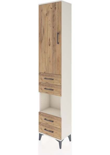 Arges Dolap 4 Raflı 4 Çekmeceli Tek Kapaklı 44X30X221 Aytaşı-Çam modelleri