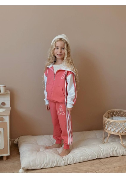 Kız Çocuk Kapüşonlu Kolej Hırkalı Kışlık Takım fırsatları