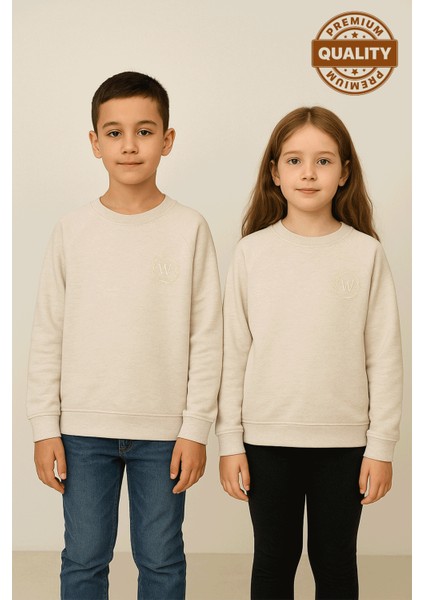 Erkek Kız Çocuk Reglan Kol Premium Kalite Sweatshirt - 1004/1005