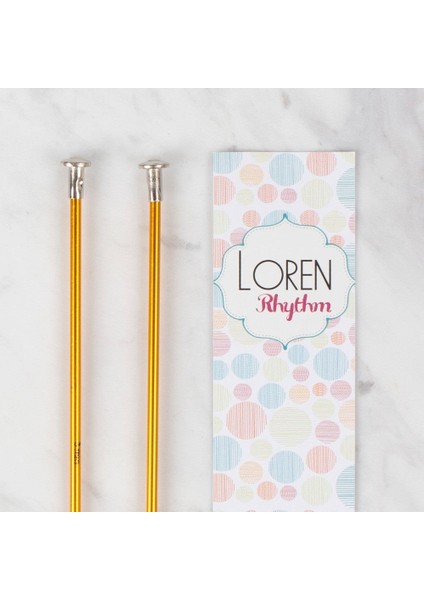 Loren Rythm 3mm Sarı Renkli Metal Örgü Şişi fiyatları