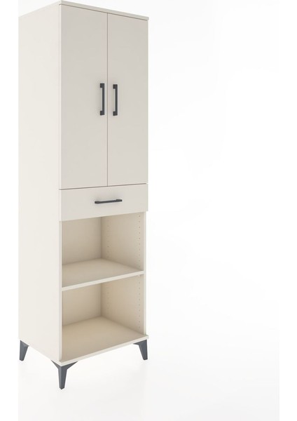 Hyperion Dolap 4 Raflı Tek Çekmeceli 2 Kapaklı 60X44X195 Aytaşı-Aytaşı fiyatları