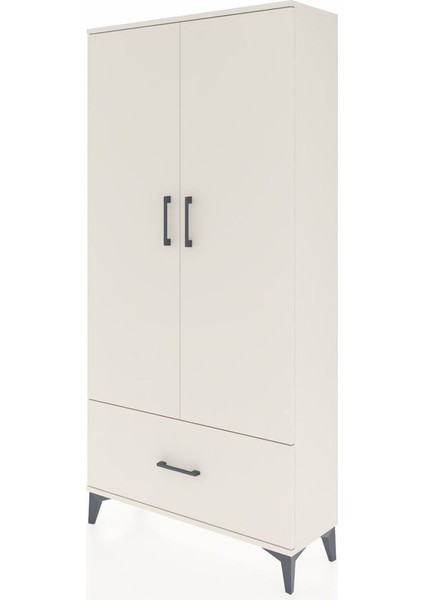 Arges Dolap 4 Raflı Tek Çekmeceli 2 Kapaklı 88X30X182 Aytaşı-Aytaşı modelleri