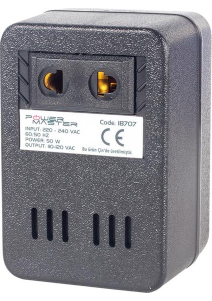 Powermaster PM-18707 220V-110V 50VA Ac/ac Dönüştürücü Transformatör fiyatları