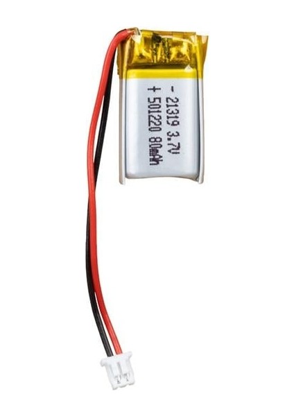 Powermaster 501220 3.7 Volt 80 Mah Lityum Polimer Pil