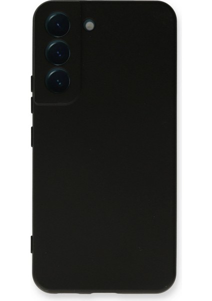 Bfs Samsung Galaxy S22 Plus Kılıf Nano Içi Kadife Silikon - Siyah modelleri