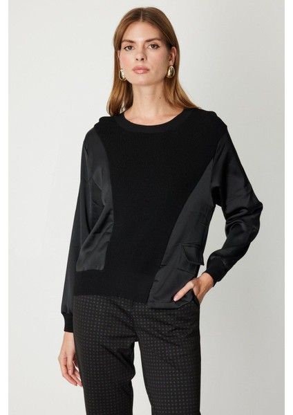 66369 Onteks Kazak Yanları Saten Sıfır Yaka